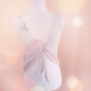 American Rag Sexy Mesh Crop Top